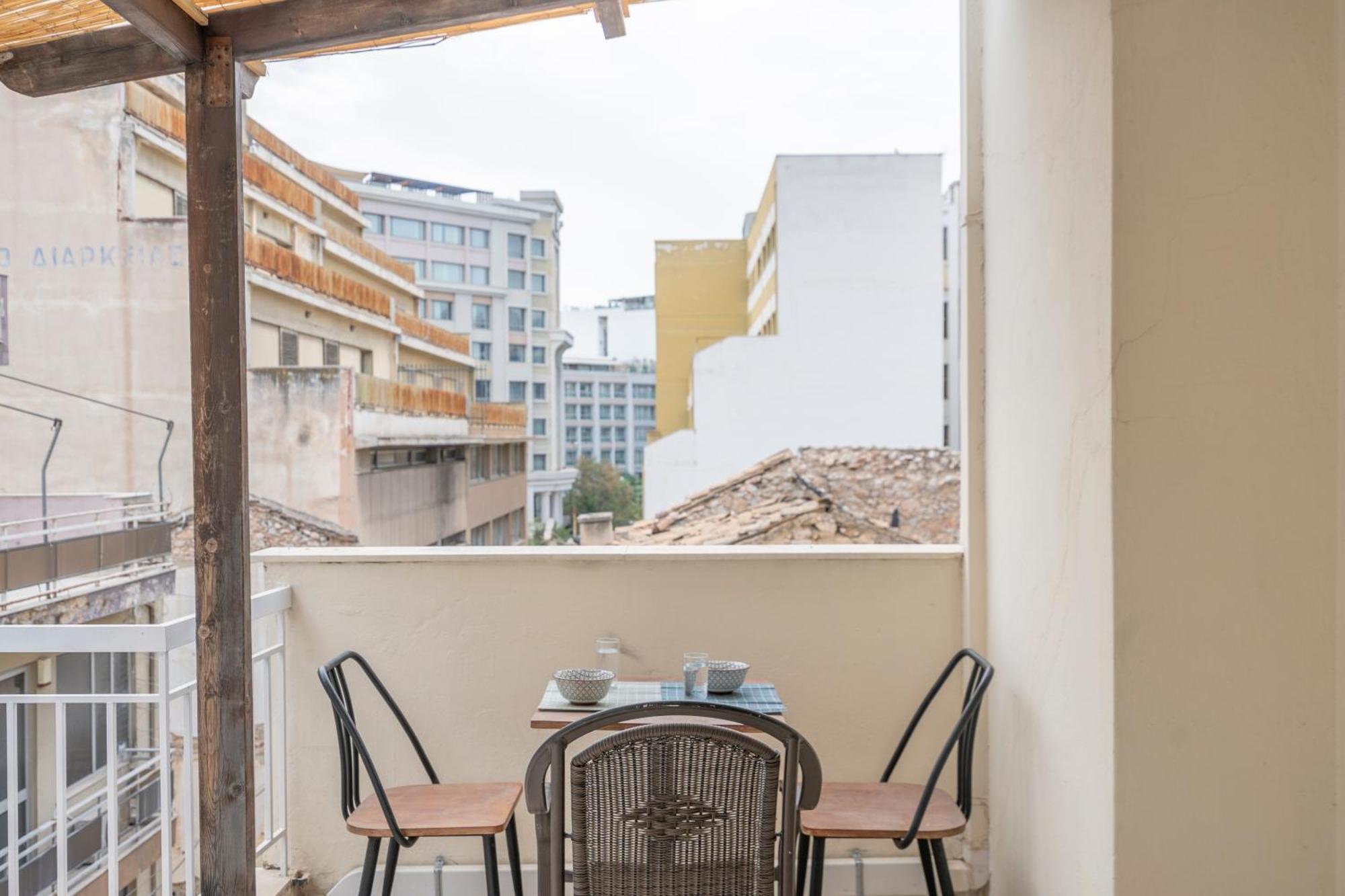 Silk Mill Metaxourgeio, Athens Centreアパートメント エクステリア 写真